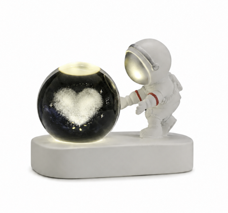 Brezaire Astronaut Galaxy Crystal Ball Lamp
